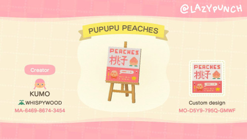 lazypunch: people keep pinging me on instagram about the kirby orchard signs i created so now i must