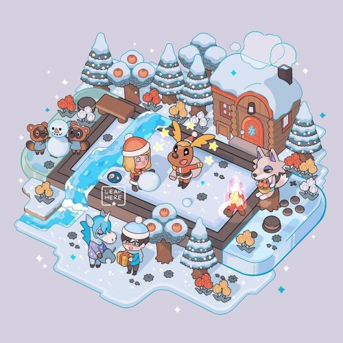 retrogamingblog2: Animal Crossing Seasons by LeapHere