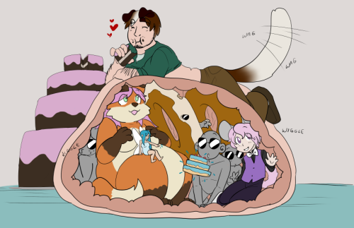 You Guys Are Gonna Make Him Fat (as If He Wasnt Already). :P