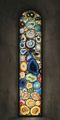 fernsandmoss:Sigmar Polke’s agate ‘stained glass’ windows for the Grossmunster church in Zurich