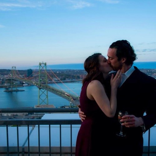 Madly in love ❤️❤️ #lovehim #wedding #carliestephan2014 #junotowers #halifax #bridge