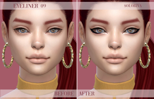 ***Blush 12, eyeliner 09, eyeshadow 10, lipstick 16, mouth corners 06*** Sims 4.Blush N 12.All ages,