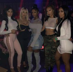 exoticdimes:  Which would you choose if you could pick only one?(L to R) Natalii3, Anna Rosario, Bernice Burgos, Graciii3 &amp; Lani Blair