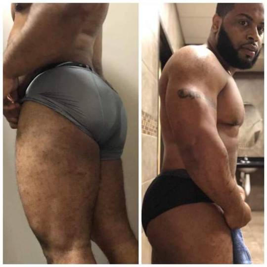 bigbootyquon:  I love a muscular man with a nice fat ass IG: Kingchamp_eze