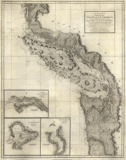 A Chart Shewing Part Of The Coast Of N.W. America : With The Tracks Of His Majesty's Sloop Discovery