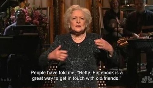 XXX guy:  i hope betty white lives forever  photo