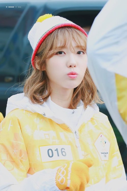 Luda (WJSN) - Pyeongchang Winter Olympic Games for the torch relay Event Pics