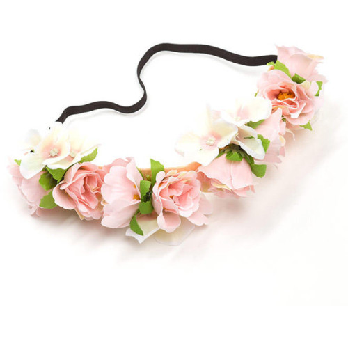 Flower Arrangement Headband PINKMULTI ❤ liked on Polyvore (see more head wrap headbands)