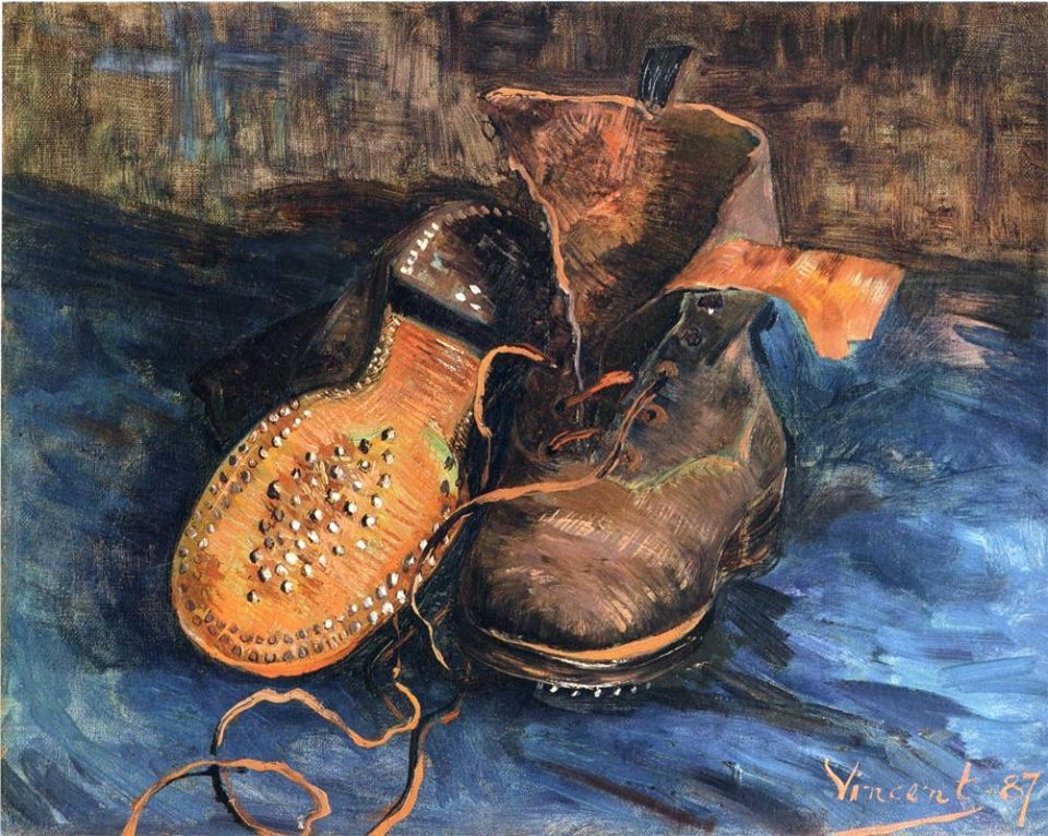 Vincent van Gogh, “Un paio di scarpe” (1887)
34 x 41 cm Baltimore Museum of Art