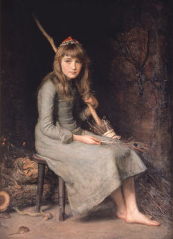 oldpainting:   John Everett Millais, Cinderella,