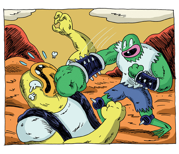 nightofthecomics:  jgillustration:  Hi everyone! My new comic Fight Frogs is almost