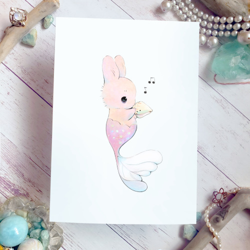 Hello my sweet bunnehs! I restocked my shop with Bunnermaid and Mermaid items and also added new sti