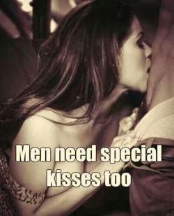 asubsnaughtydesires:  Indeed they do💋  I love giving those special kisses to my man