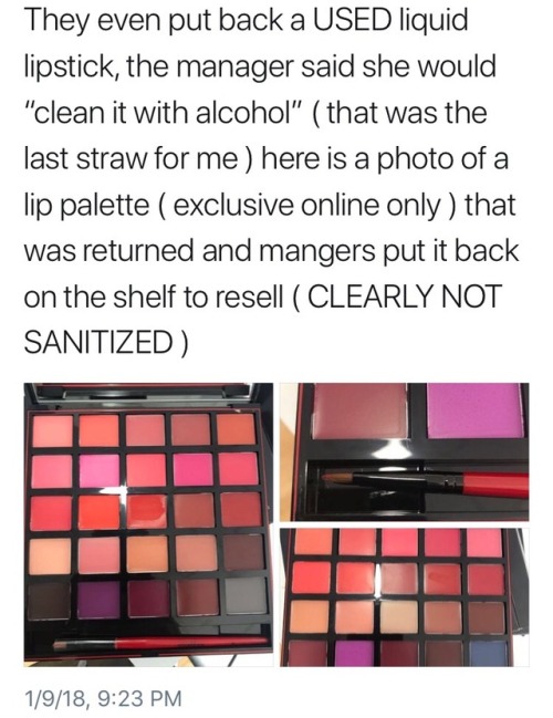 sunkissedscorpion:okay, this is SO DISGUSTING, if you’re a makeup lover or a person that shop at ULT