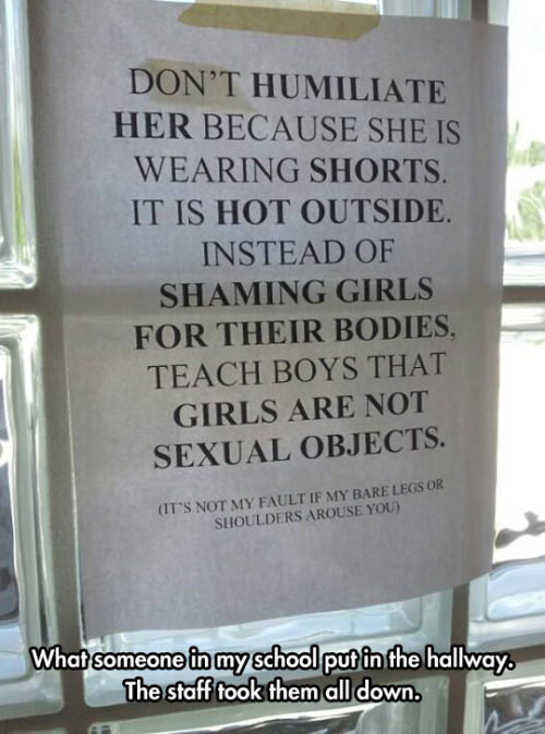 advice-animal:  Shaming Girls For Their Bodieshttp://advice-animal.tumblr.com/ 