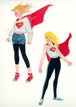 kevinwada:Supergirl costume explorations