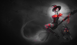 Monochromatic Splash Art: Bewitching Nidalee