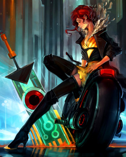 dustrial-inc:  Transistor art by Igor Artyomenko (thank you @anothercoffeeplease)