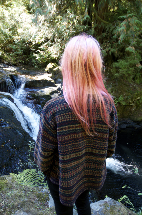 XXX travisjacob:Sabrina, Sweet Creek Falls, 2014 photo