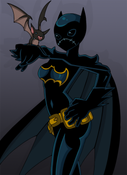 Ladyloveandjustice:  Batty Batgirl By Glee-Chan