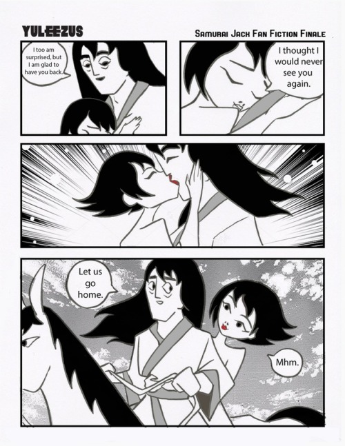 ninsegado91: yuleezus:  My Samurai Jack season 5 fan-fiction, the how it should have ended. Definitely geared more towards the JackxAshi ship 👀 what do you think ?  Happy ending :’) 
