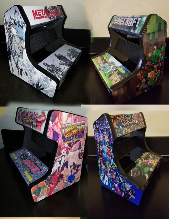 retrogamingblog:  Custom Nintendo Switch Arcade Cabinets made by AVEcustoms