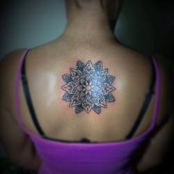 #Tattoo #Tatuaje #Tattoolife #Tattooblack #Black #Blacktattoo #Ink #Mandala #Moon