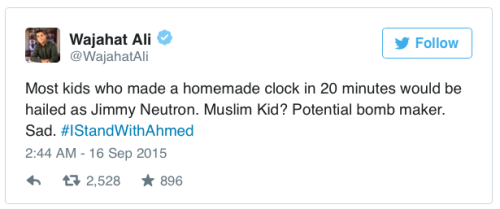 micdotcom:This 14-year-old Muslim American student was detained for bringing a homemade clock to sch