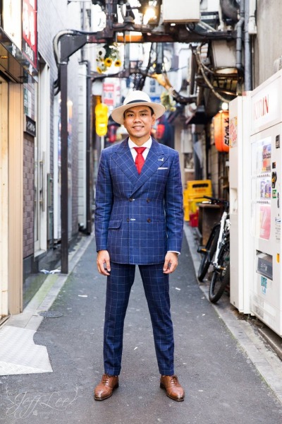 This guy is rocking Kevin Seah Bespoke