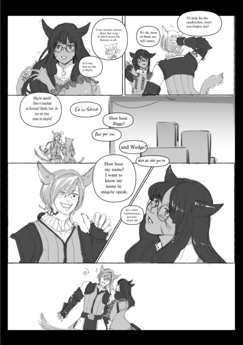 A story long ago with the WOL and G’raha Tia