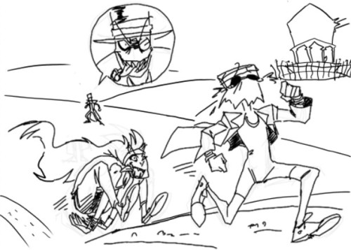 kaylenosferatul:I don’t even know, man.The town of Hatsville transformed into the fields of Hatsville, but hey, BH has some mysterious powers, and he can open portals, so why not just transport the whole house in a nondescript area where he can slave