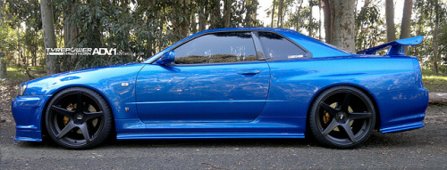 kingskillsgraff:  Nissan Skyline R34 ADV5.1 by ADV1WHEELS on Flickr.