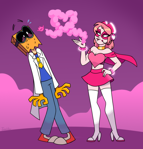 Receive An Air Kiss From Miss Heed And Get A Mind-controlling Gas As A Bonus.