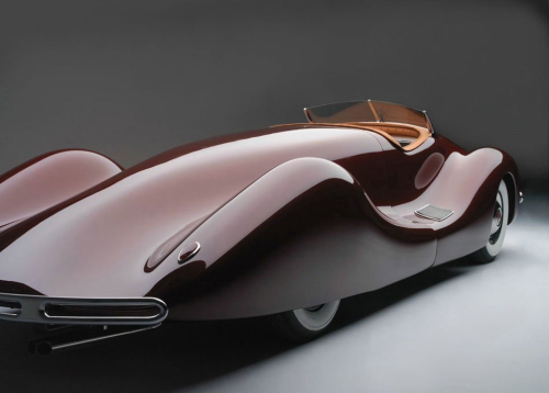 Buick Streamliner, 1948. Designed and manufactured in the 1940s by the mechanical engineer Norman E.