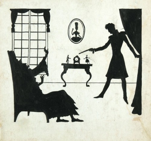 Silhouettes by Marc Kirnarsky, early XXth century