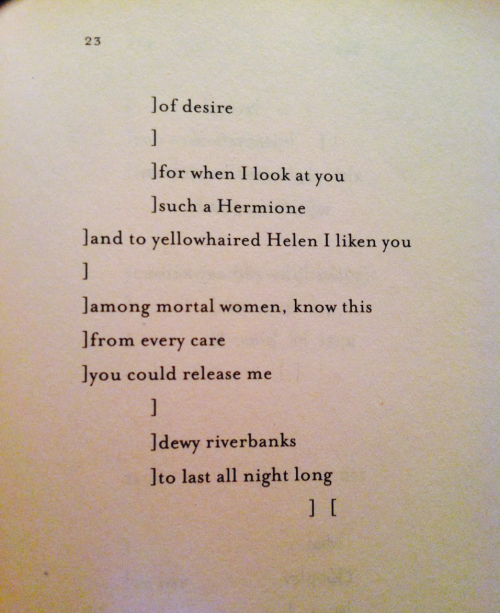 hannaheldhigh:  sappho’s poetry always adult photos