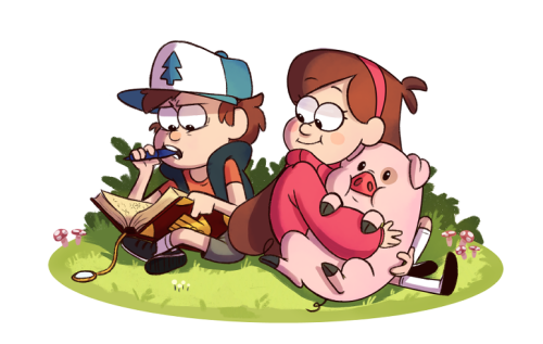 inky-axolotl: It’s Summer where I live and I’ve been neglecting Gravity Falls far too much. Therefor