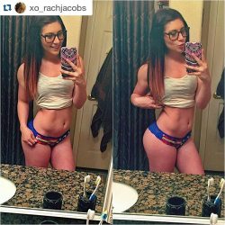 bikinitush:  From Instagram: gymbooty - Click Here To FollowInstagram Caption: #teamgymbooty  #Repost @xo_rachjacobs ・・・ Found my flag undies just in time. #murica 🇺🇸❤️⚪️💙Click Here For The Hottest Fitness Chicks on Tumblr