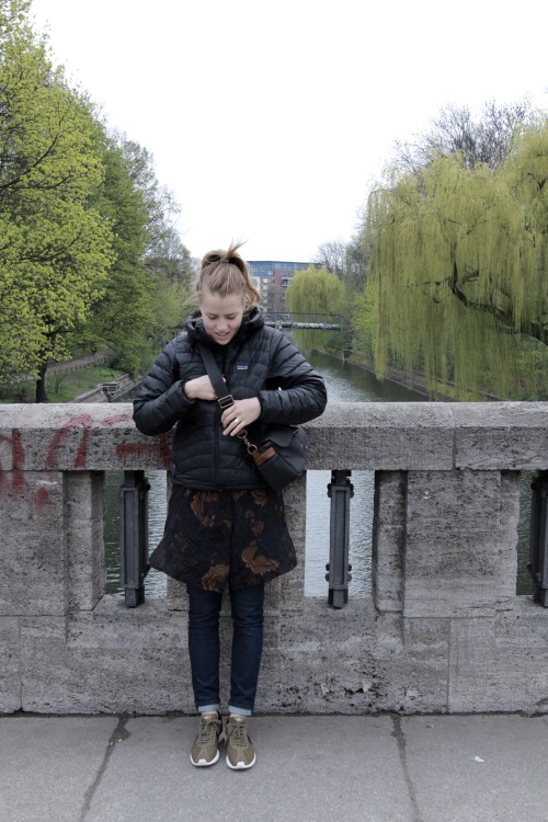 On a bridge, in Berlin!