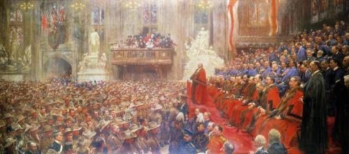 John Henry Frederick Bacon - The City Imperial Volunteers in the Guildhall, London - 1900-1902  John