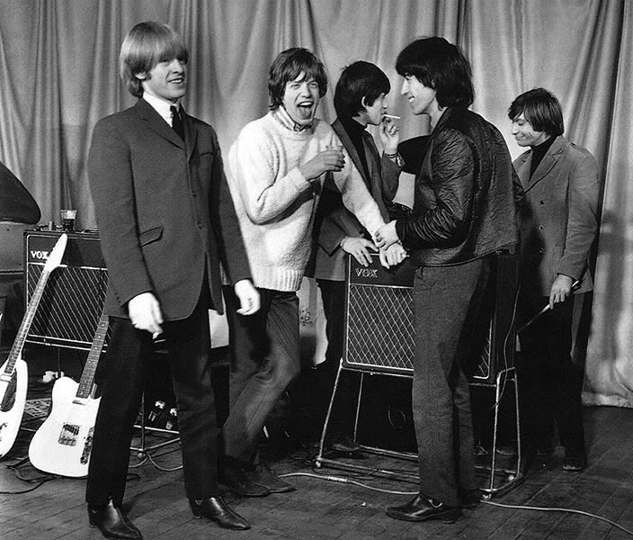 goo-goo-gjoob-goo-goo:  The Rolling Stones at the ABC Theatre in Belfast, 1965.