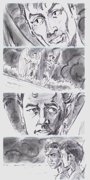 Lol This Was How Aziraphale And Crowley Were Initially Imagined In The Storyboard For Good Omen. I Much