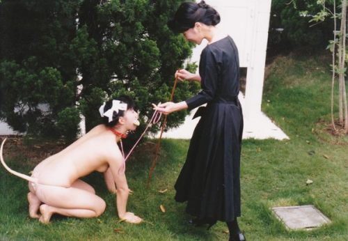 modern-air-travel:I really do enjoy an afternoon of petgirl training… I especially enjoy watching the humiliation on my slave’s face as I make her pee outside on a leash. 😍