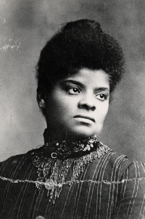 staff:afro-textured-art:Post-Civil War HairstylesIda B. Wells-Barnett was born a slave in Mississipp