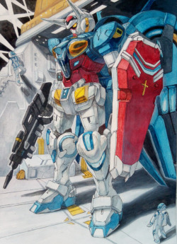 absolutelyapsalus: Ah sorry, I’m a bit late today aren’t I? If you ever take anything away from me, it’s that you should take care of your body and sleep properly unlike me! Enough groveling though, It’s time for another Gundam of the Day! In