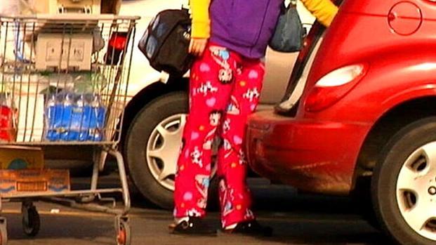 I can’t decide if people who wear pajamas in public have given up entirely on life