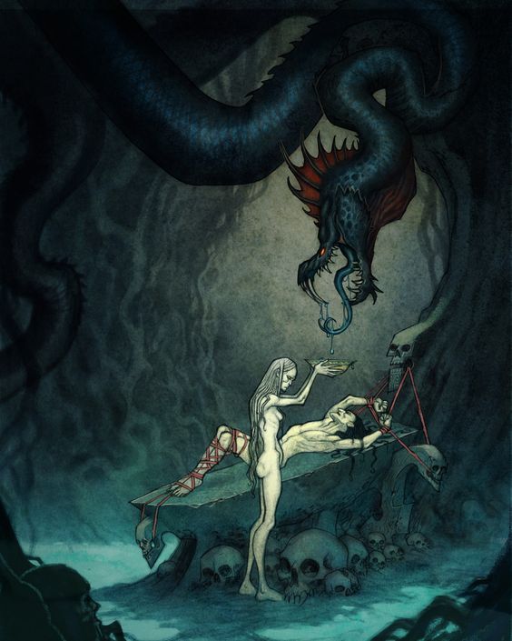 istorik45:    Illustrations from book “Norse Gods” by Johan Egerkrans   