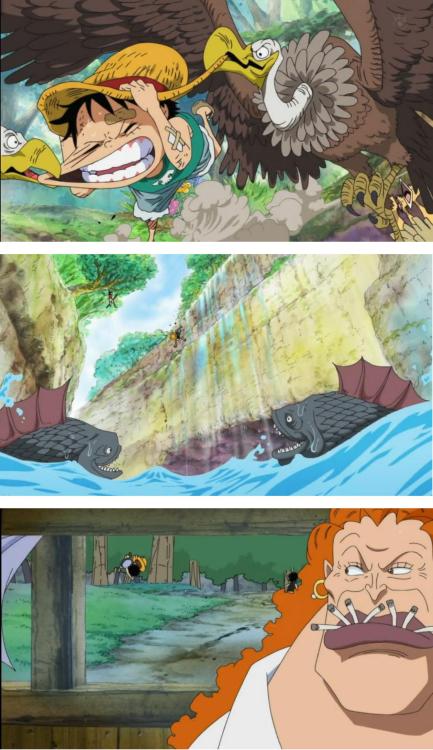 one-piece-of-a-blog:Luffy, honey, how the hell did you survived your childhood