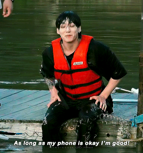 Jungkook Falling Into The Water And The Very First Thing He Asked For After Pulled Out Was His Phone
