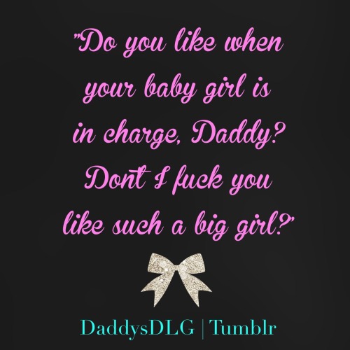 daddysdlg:  Don’t be afraid to be extra naughty with your little girl…it can be so fun to let her be a bossy girl for a little bit 